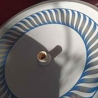 Lampadario vetro decoro classico