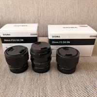 Kit Sigma Obiettivi L-Mount