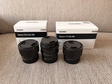 Kit Sigma Obiettivi L-Mount