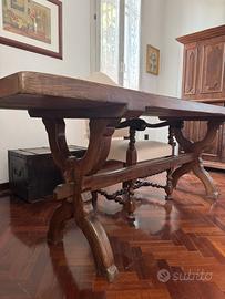 Tavolo Antico in Legno Massello