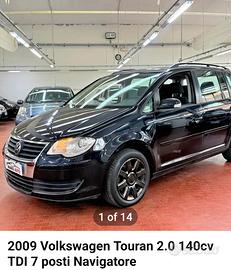 volkswagen touran 2009 7 poste diesel 2.0