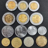 Set 14 monete del Messico 