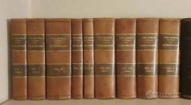 Storia universale illustrata, 9 volumi, anno 1884.