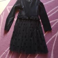 vestito velluto /tulle bimbs