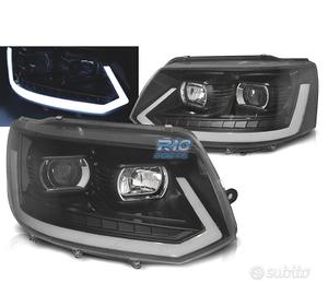 FARI PER VOLKSWAGEN VW T5 10-15 NERI TUBE LIGHT CO