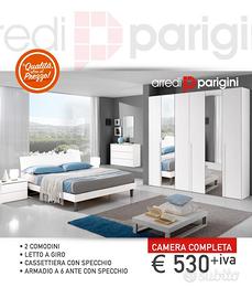 Camera da letto moderna + specchi - 3PROMO 30