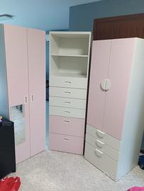 armadio cameretta bambina