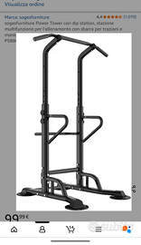 Attrezzatura sportiva multifunzione Power Tower