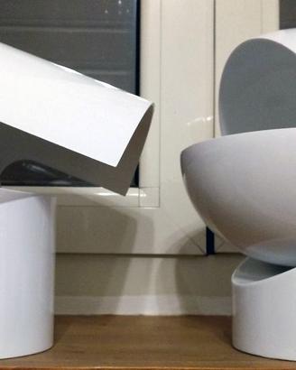 Artemide Pileino G. Aulenti coppia lampade vintage