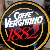 CAFFÈ VERGNANO 1882 INSEGNA LUMINOSA – AUTENTICO