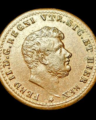 Napoli Ferdinando II Borbone - Mezzo tornese 1853
