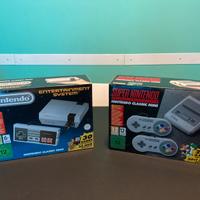 Nintendo classic mini Nes + classic Super Nes Snes