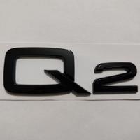 STEMMA Q2 NERO LUCIDO IN ABS LOGO EMBLEMA ADESIVO