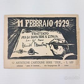 Serie completa 12 cartoline storiche Serie DUX