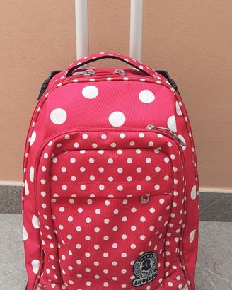 zaino INVICTA con trolley sganciabile
