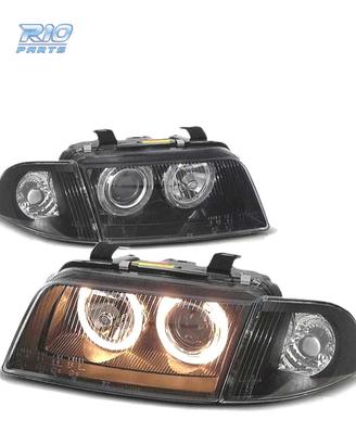 FARI PER AUDI A4 B5 94-98 ANGEL EYES CLASSICI NERI
