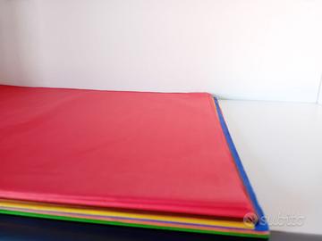 77 fogli carta velina vari colori