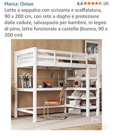 letto a soppalco 
