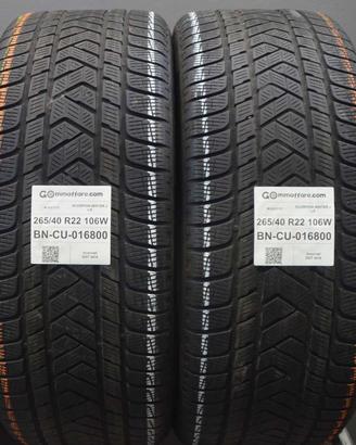 2 Pneumatici 265/40 R22 Pirelli Scorpion Winter J 