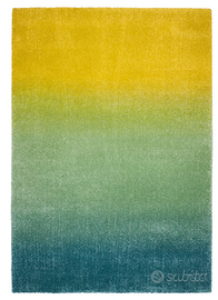 Tappeto IKEA , pelo lungo, blu/verde giallo