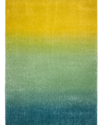 Tappeto IKEA , pelo lungo, blu/verde giallo