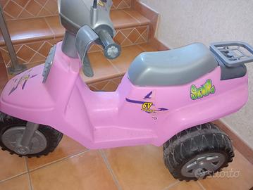 Scooter Elettrico Biemme "Star" 6V - Rosa/Grigio