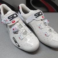 Sidi wire carbon air lucido bianco bianco strada