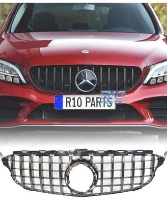 GRIGLIA MERCEDES W205 14-18 AMG GT NERO LUCIDO CRO