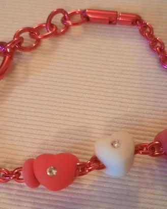 Morellato bracciale rosa con charms