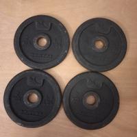 Set di dischi per bilanciere 28mm 12kg