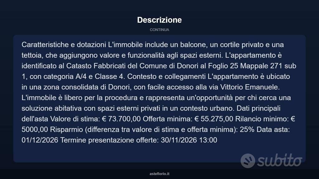 Appartamento – Donori, Casteddu/Cagliari - Vista 5