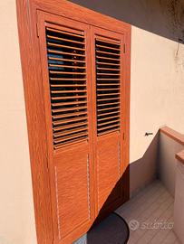 Persiane in alluminio effetto legno