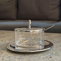 OLRI Formaggiera Inglese In Lega Argentata silver