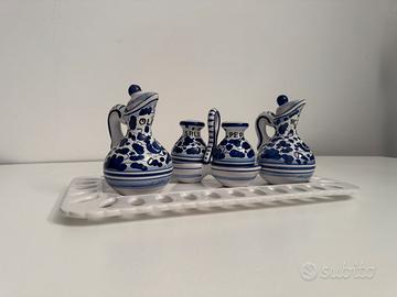 Menage vintage in ceramica di Positano