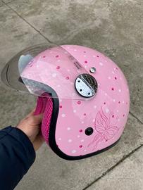 Casco moto bambina