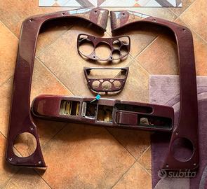 Set  Ferrari interni in fibra carbonio rosso