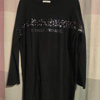 Completo maxi maglia, leggins, gilet