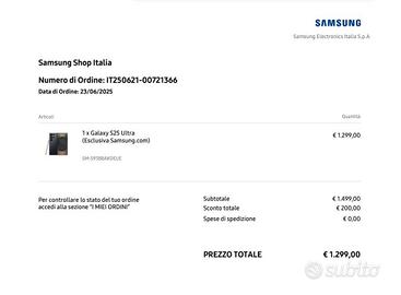 Smartphone Samsung Galaxy S25 ULTRA 5G 6,9” S938 1