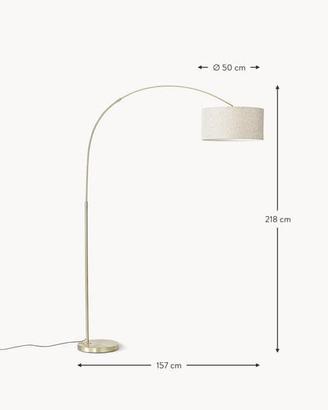 Lampada ad arco NIELS da terra di design
