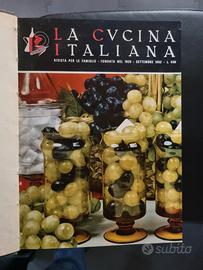 Libro vintage La Cucina Italiana del 1962