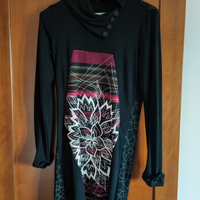 Vestito donna nero autunnale