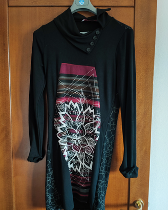 Vestito donna nero autunnale