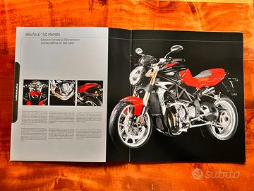 Depliant MV Agusta Brutale 750/F4 1000 vers. Mamba
