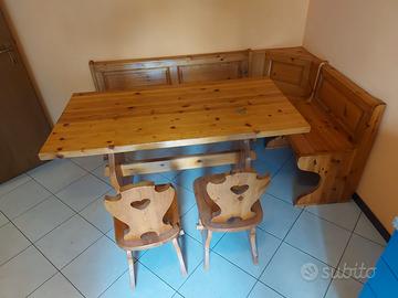 Tavolo e panca