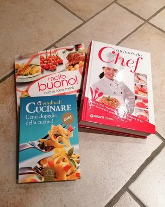 3 libri di cucina 