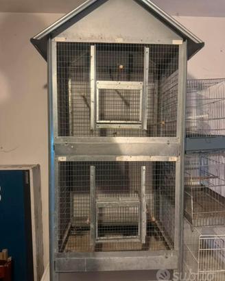 Voliera piu gabbie