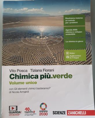 libro Chimica più.verde 9788808349156