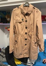 Trench corto H&M beige cammello tg. 42 S