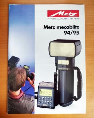 Catalogo Metz Mecablitz 1994/95 accessori fotograf