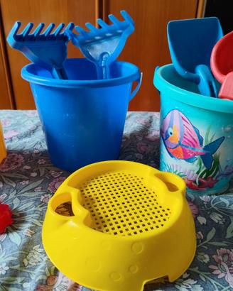 12 pezzi giochi x spiaggia